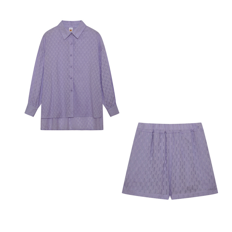 Ashley | Chic Shirt & Shorts Set ( Almost out of stock)