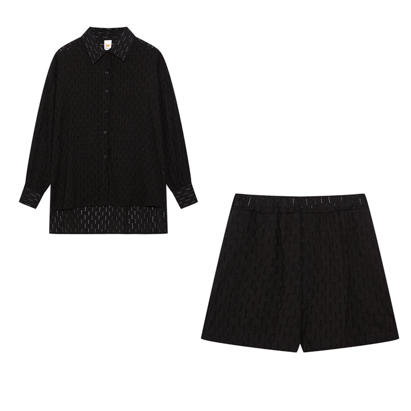 Ashley | Chic Shirt & Shorts Set ( Almost out of stock)