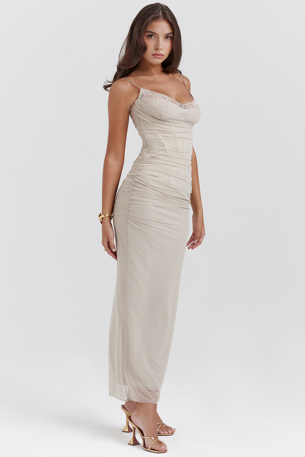 Auri | Draped Tulle Dress