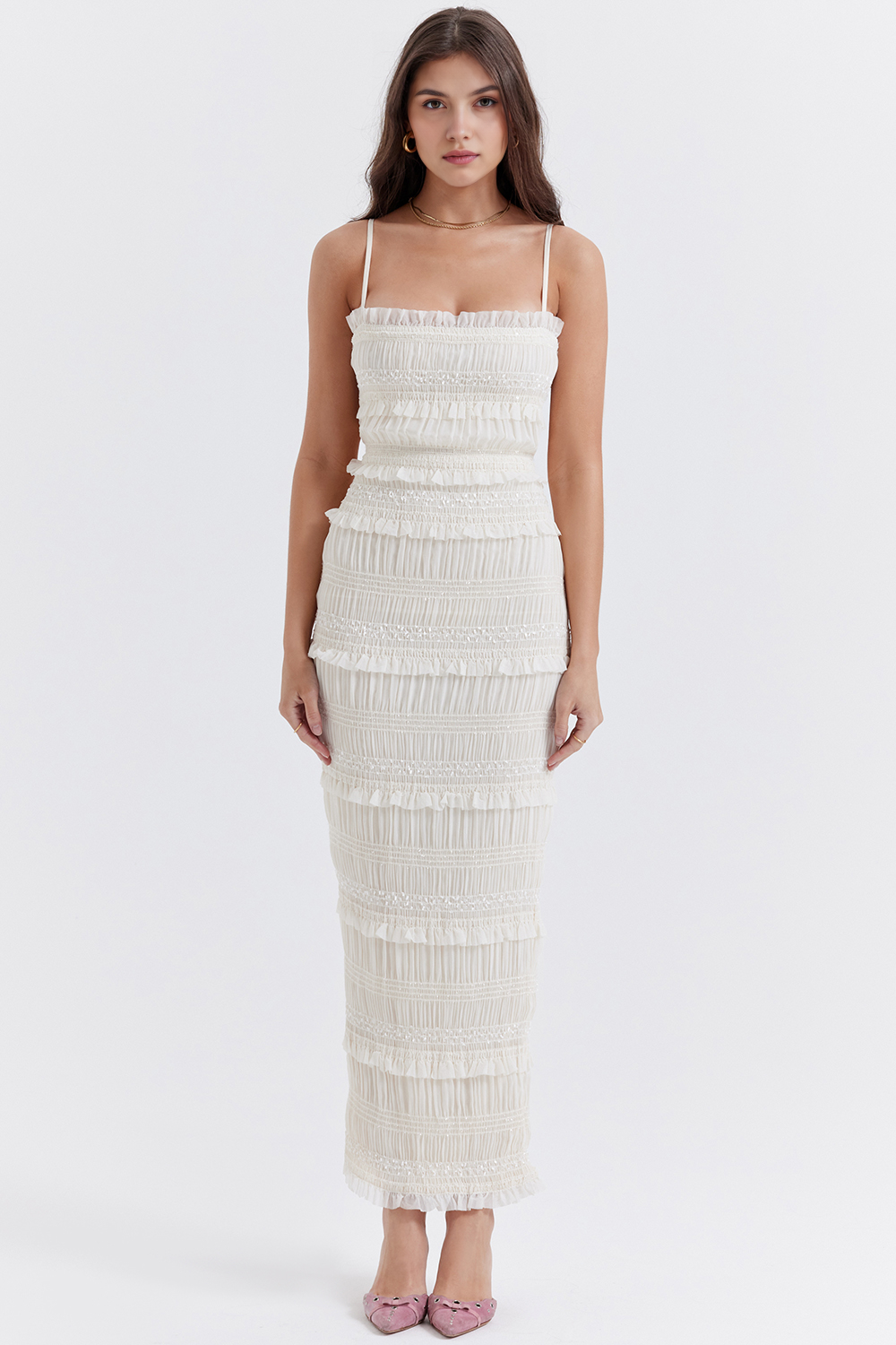 Adya | Long Striped Dress