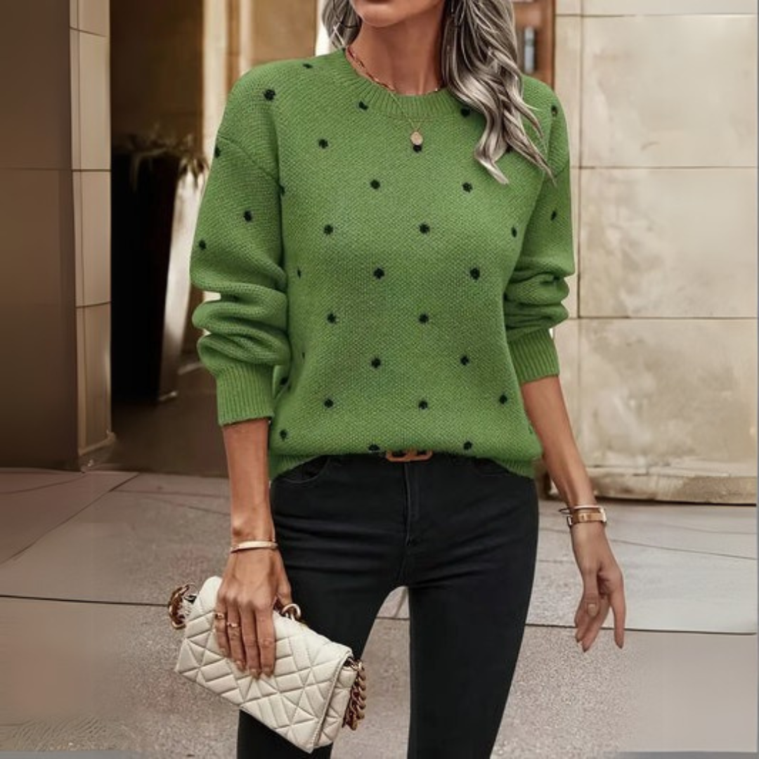 Elaine - Long-Sleeve Knit Sweater