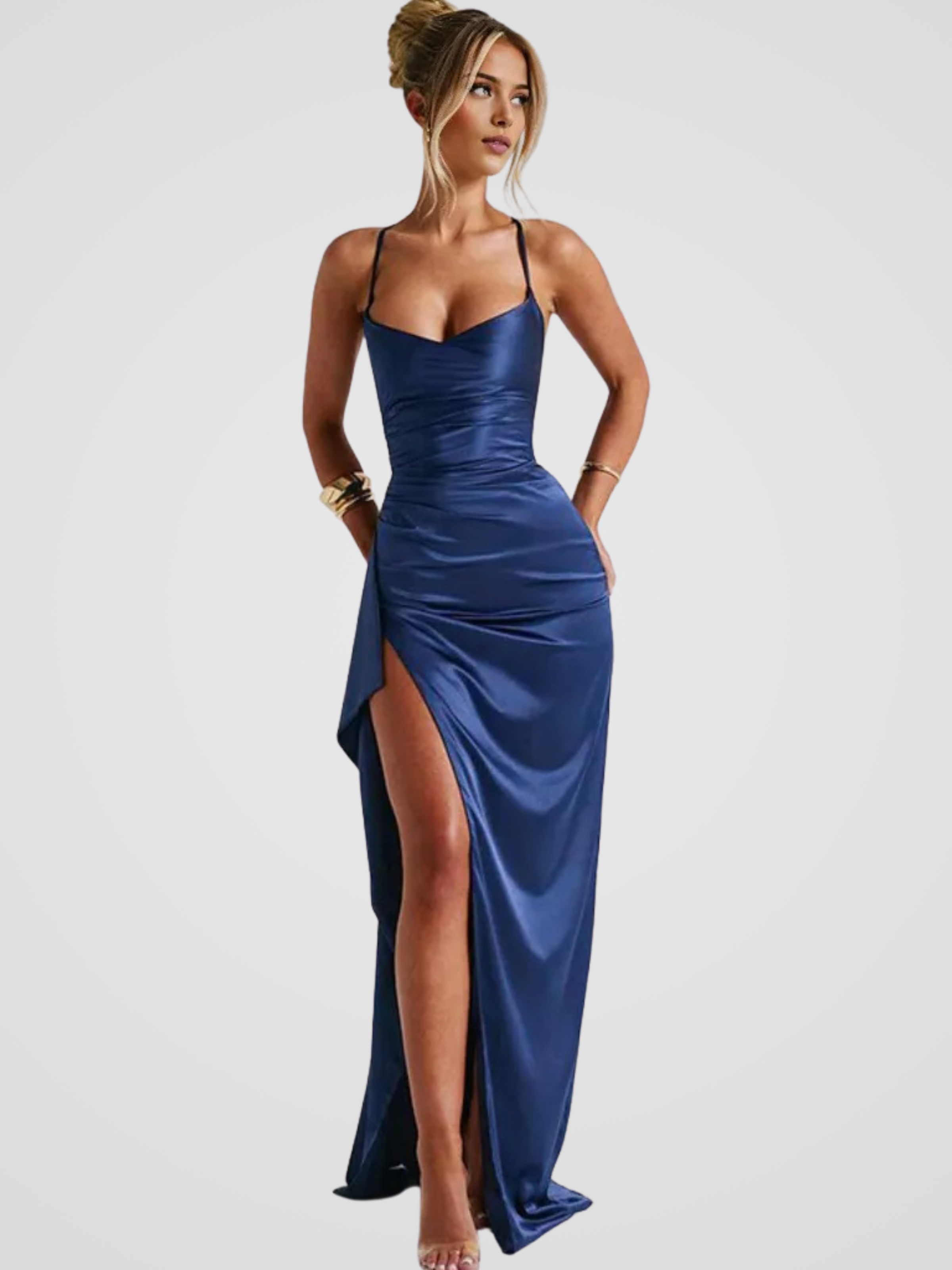 NOELIA SATIN DRESS