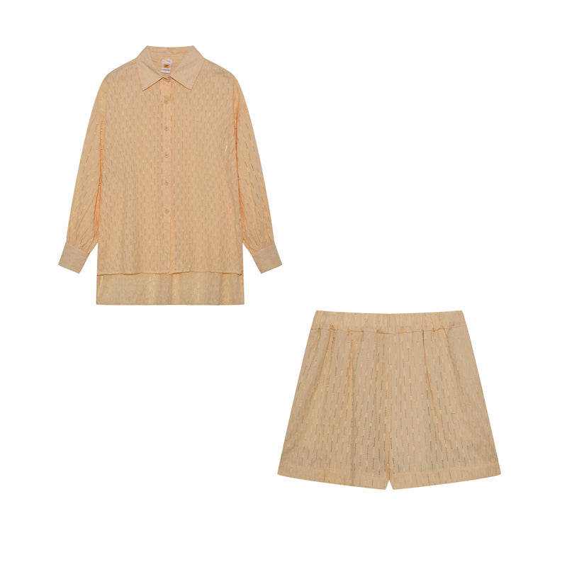 Ashley | Chic Shirt & Shorts Set ( Almost out of stock)
