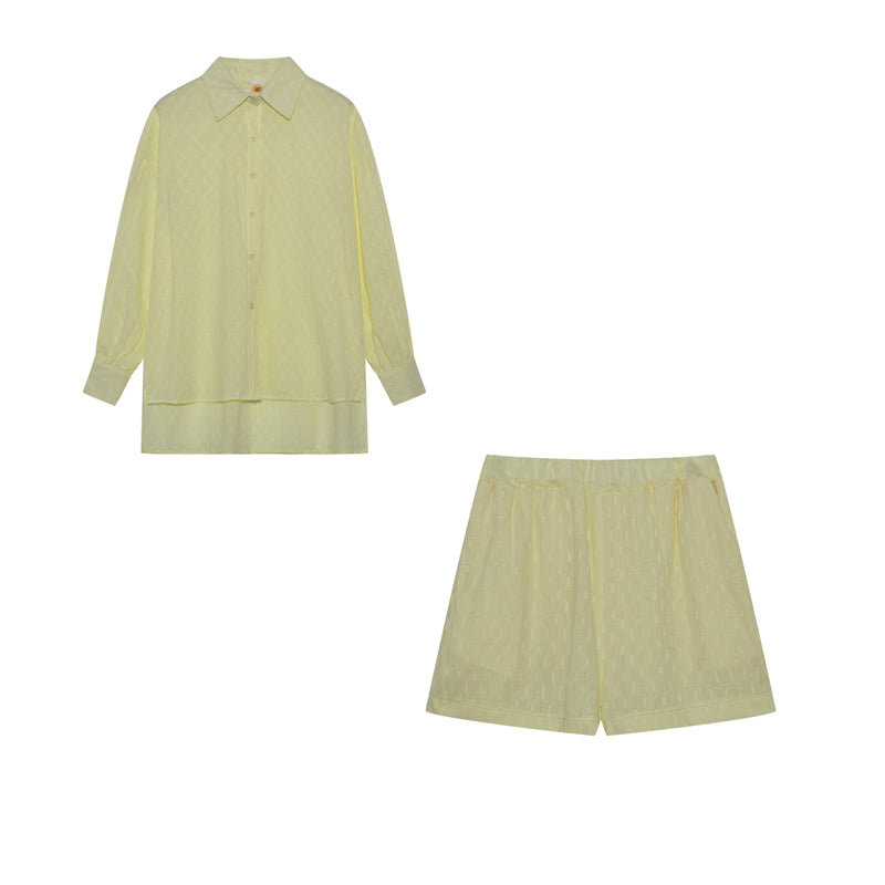 Ashley | Chic Shirt & Shorts Set ( Almost out of stock)