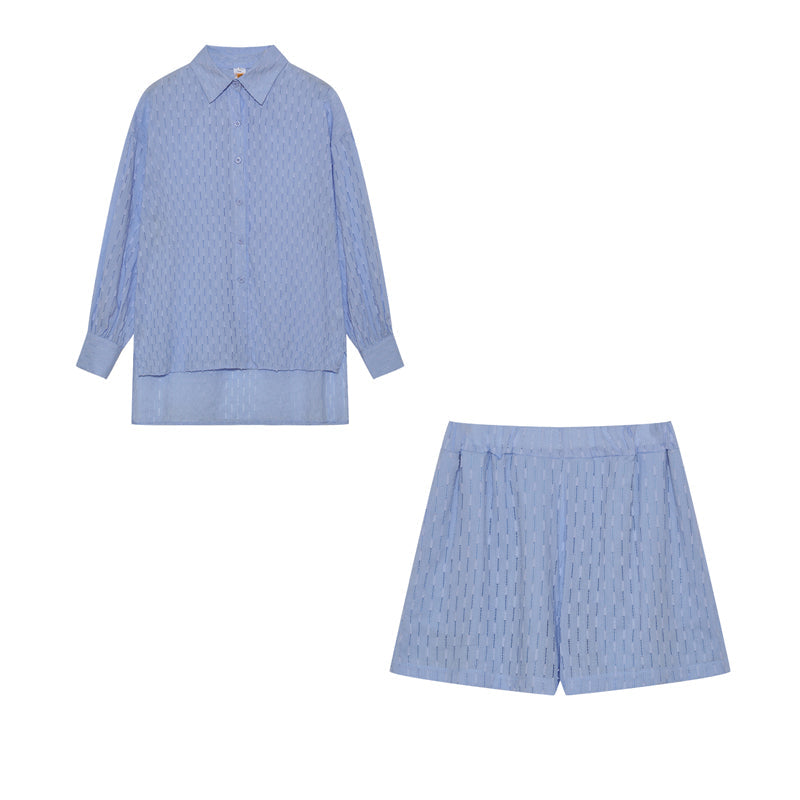 Ashley | Chic Shirt & Shorts Set ( Almost out of stock)