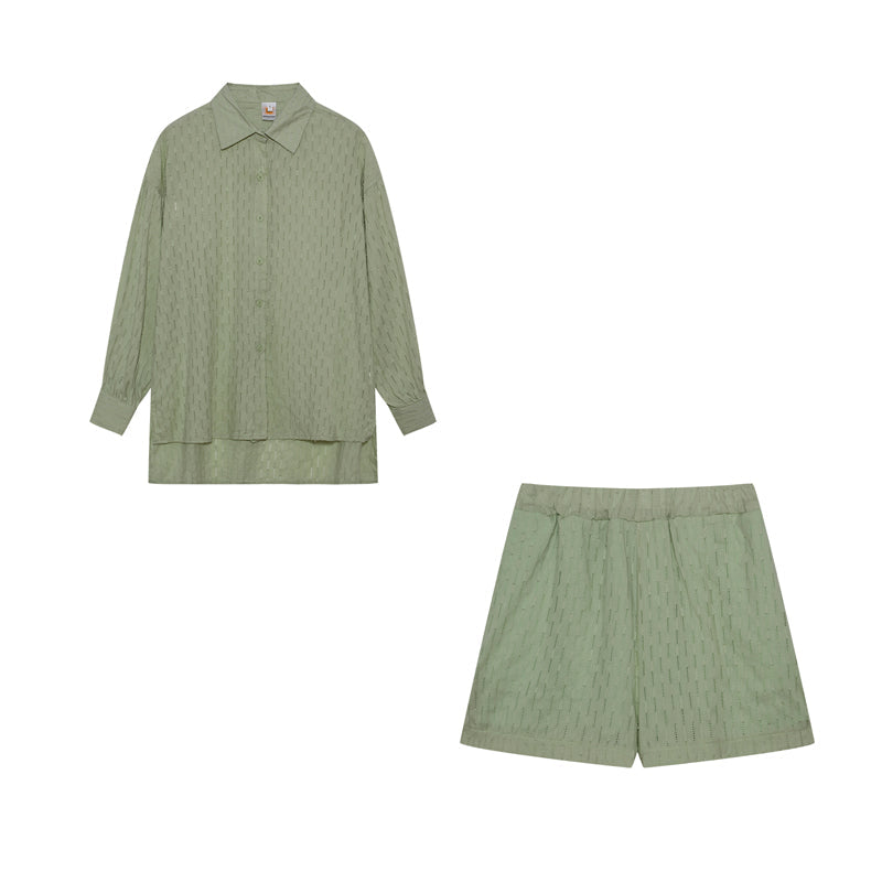 Ashley | Chic Shirt & Shorts Set ( Almost out of stock)