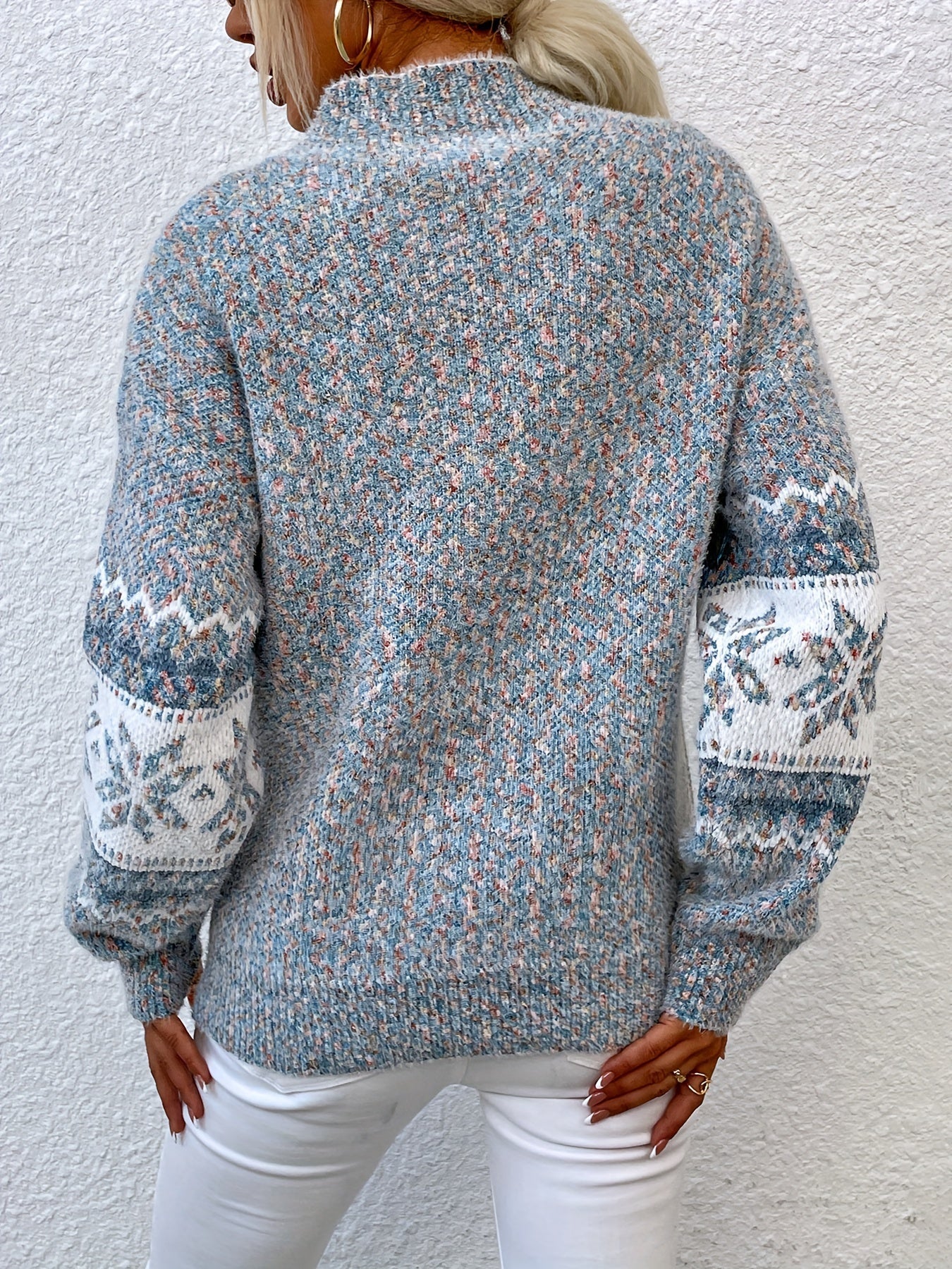 Autumn and Winter New High Collar Turtleneck Women's Knit Sweater Top
